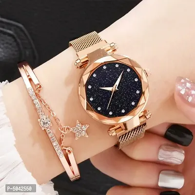 Stylish Golden Watches For Women-thumb0