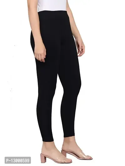 NGT Super Soft Cotton (Pack of 2) Ankle Length Leggings for Women and Girls.
