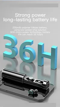 Premium N21 TWS LED With Flashlight 40H Playtime, Quad Mic ENC,13mm driver-thumb1