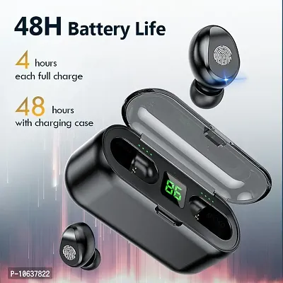 boAt Earbuds F9 TWS With Power Bank upto 48 Hours playback Wireless Bluetooth Headphones Airpods ipod buds bluetooth Headset-thumb0