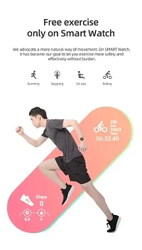 Tunifi Smart Watch D18 Touch Men Women Fitness Tracker Heart Rate M-thumb4