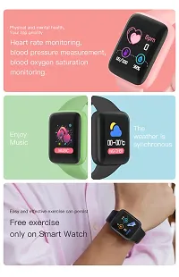 D20 Bluetooth Smartwatch Touch Screen Bluetooth Smart Watches Smartwatch  (Black Strap, FREE SIZE)-thumb3