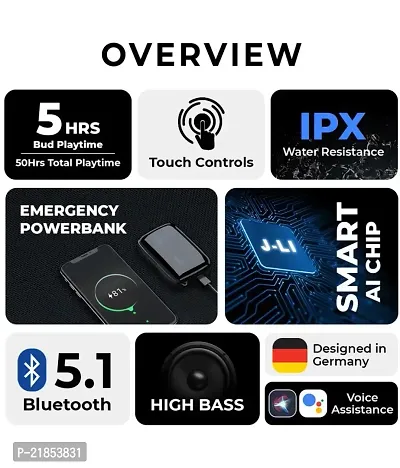 Modern Wireless Bluetooth Ear Buds-thumb2