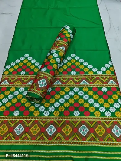 Pure Silk Zari Mix Path Assame Traditional Mekhela Sador Saree-thumb3