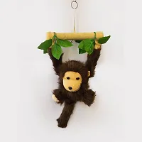 RACE MINDS Hanging Monkey Soft Toy for Kids | Game | Light Weight | Home Decoration | Plush Toy-thumb1