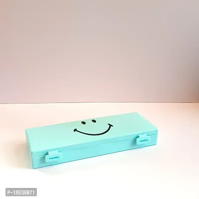 RACE MINDS Smiley Good Day Mini Lunch Boxes  Pencil Box Combo for, Return Gifts for Kids Birthday Party (Blue)-thumb3