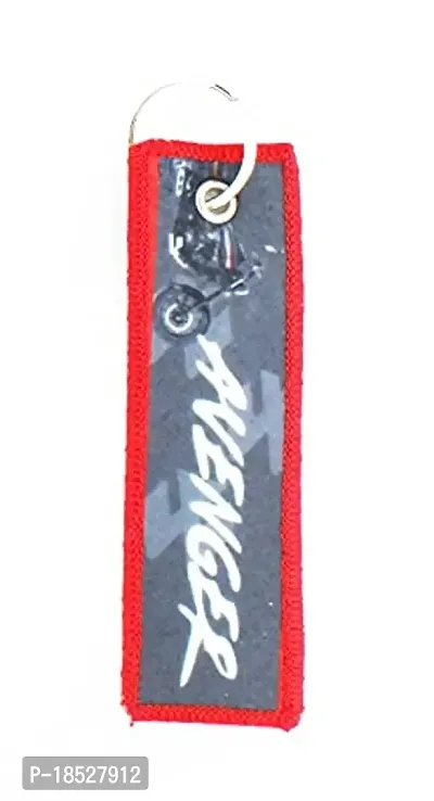 RACE MINDS Avenger Cloth Double Sided Keychain For Bike And Car - (Multicolor)