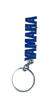 RACE MINDS Metal Yamaha Blue keychain and keyring For Car And Bike-thumb1