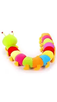 RACE MINDS Soft Toy Caterpillar with A B C Alphabet Stuffed Toys Animal Soft Toys Soft Toy for Kids and Girls (65CM-Green)-thumb1