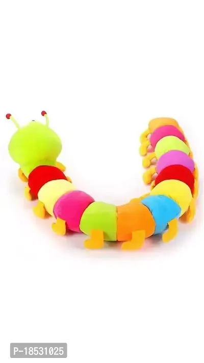 RACE MINDS Soft Toy Caterpillar with A B C Alphabet Stuffed Toys Animal Soft Toys Soft Toy for Kids and Girls (65CM-Green)-thumb2