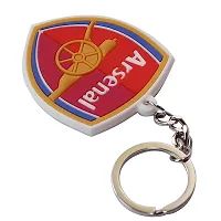 RACE MINDS Arsenal Rubber Single Sided Keychain For Bike And Car | Single Piece Key Chain(pack of 1) | Keyrings  Keychains - (Red)-thumb2