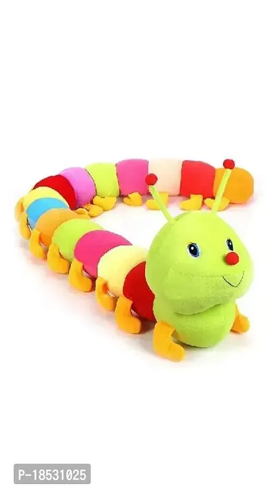 RACE MINDS Soft Toy Caterpillar with A B C Alphabet Stuffed Toys Animal Soft Toys Soft Toy for Kids and Girls (65CM-Green)-thumb3