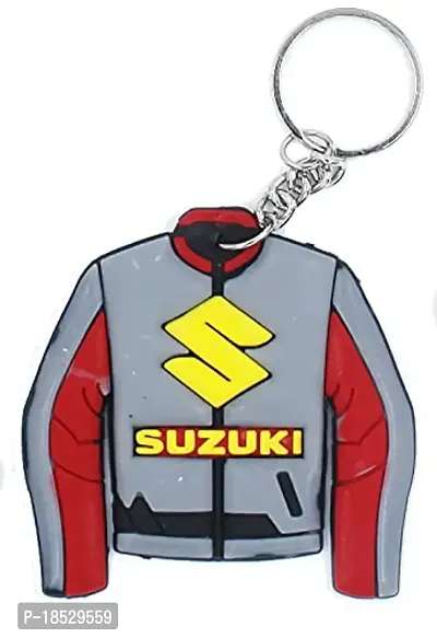 RACE MINDS Suzuki Jacket Keychain and Single sided suzuki Tag keychain