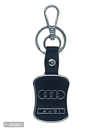 RACE MINDS Metal Double side keychain and keyring for car and bike-thumb0