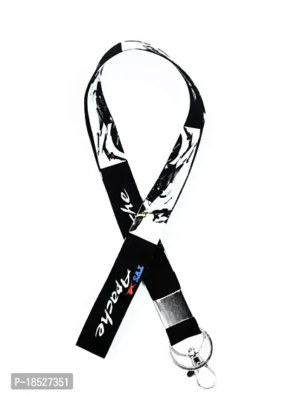 RACE MINDS Double Sided Jupiter Edition Keychain For Bike And Car - (Black)-thumb0