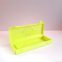RACE MINDS Smiley Good Day Mini Lunch Boxes  Pencil Box Combo for, Return Gifts for Kids Birthday Party (Light Green)-thumb2