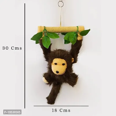 RACE MINDS Hanging Monkey Soft Toy for Kids | Game | Light Weight | Home Decoration | Plush Toy-thumb3