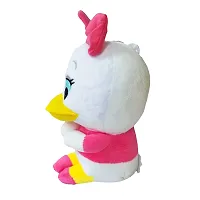 RACE MINDS Cartoon Cuddly Small Pink Donald Duck Colourful Plush Stuffed Toy Animals for Kids Baby Boys Girls Birthday Gifts-thumb1