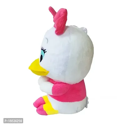 RACE MINDS Cartoon Cuddly Small Pink Donald Duck Colourful Plush Stuffed Toy Animals for Kids Baby Boys Girls Birthday Gifts-thumb2