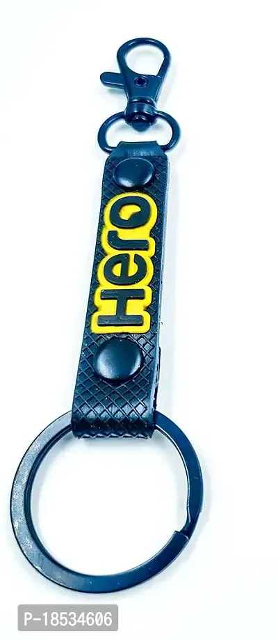 RACE MINDS Best Qulity Double Sided Soft Rubber Key Chain/Key Ring (Hero)