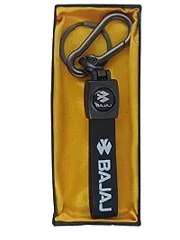 RACE MINDS Metal Double side Bajaj keychain and keyring for car and bike?-thumb1