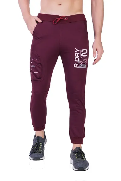 New Launched Cotton Blend Regular Track Pants For Men 