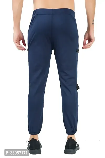 EL Joggers Hardrock Blue Pants Trouser Cotton For Men's Stylish And Fashionable Lower-thumb4