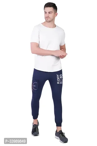 EL Joggers Best R Dry Blue Pants Trouser Cotton For Men's Stylish And Fashionable Lower-thumb0