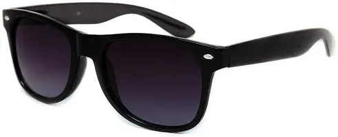 Black Wayfarer Sunglass For Men & Women-thumb2