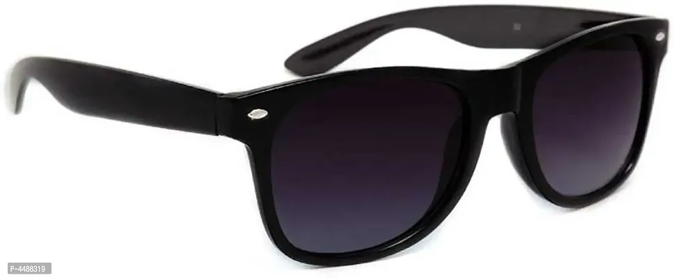 Black Wayfarer Sunglass For Men & Women-thumb2