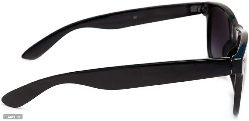 Black Wayfarer Sunglass For Men & Women-thumb4