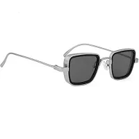 Kabir Singh Silver Black Sunglass For Men  Women-thumb1