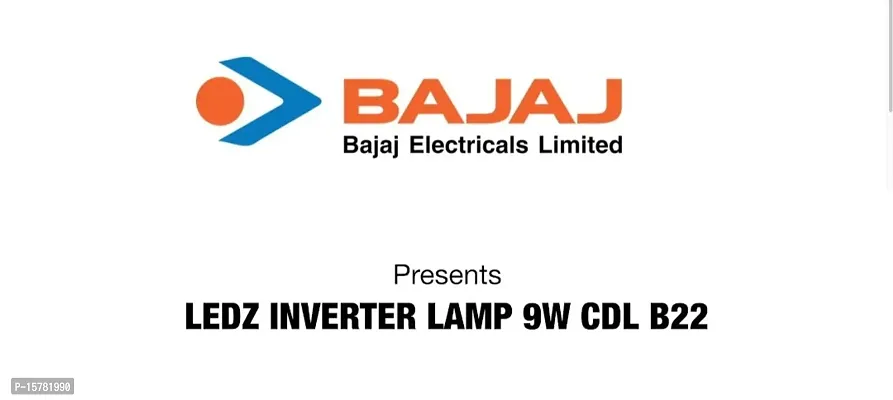 Bajaj 9W B22D Led White Inverter Lamp, (830328)-thumb3