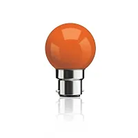 SYSKA SSK-PAG-0.5W Base B22 0.5-Watt LED Bulb (Pack of 6) (Orange)-thumb1