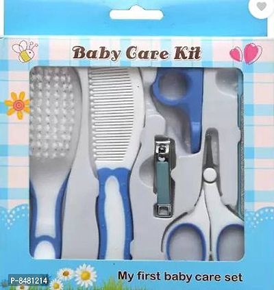 Health And Grooming Nail Hair Daily Care Kit Newborn Kids Grooming Brush And Manicure Set, Newborn Grooming Kit, Baby Care - 6 pcs Set-thumb0
