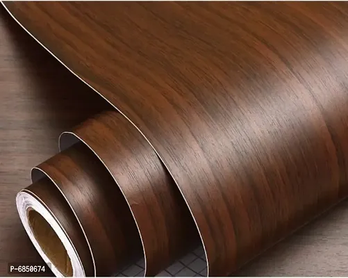 Interiors Brown Wooden (400X45CM) Wallpaper-thumb0