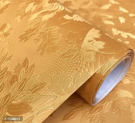 Golden Flowers (400*45CM) Wallpaper-thumb0