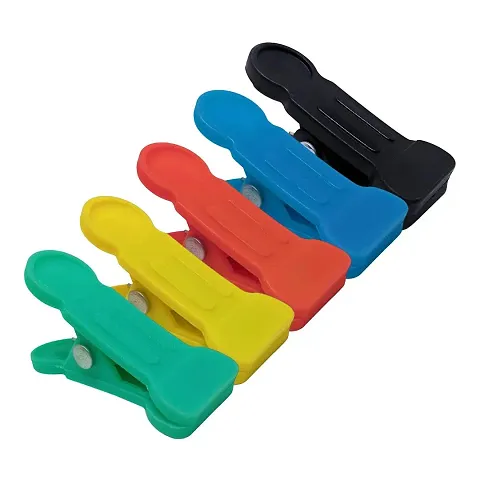 Blendmix Heavy Duty Non Slip Multi Purpose Plastic Clothes Hanger Hanging Hooks Grips Cloth Drying Clips, Cloth Pegs Set.