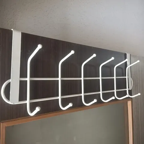 Blendmix Pack of 1 Over The Door Hook Hanger Wall Organiser Detachable Hook Rack for Hanging Towel