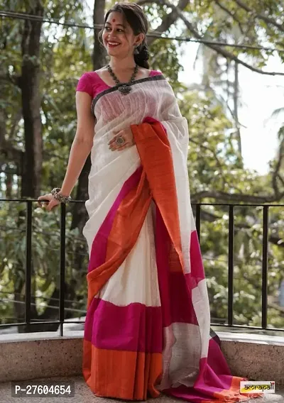 Classic Cotton Saree with Blouse piece for women