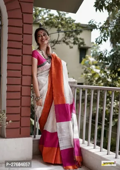 Classic Cotton Saree with Blouse piece for women