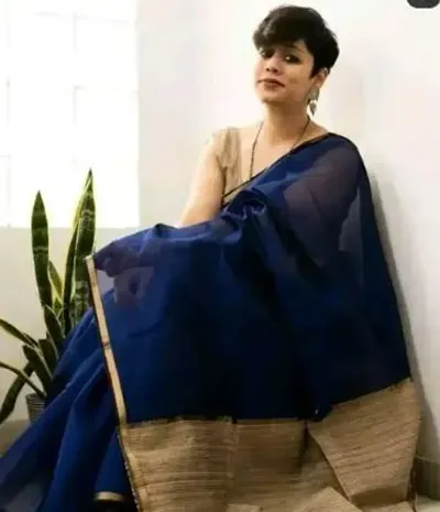 Wonderful silk Saree With Blouse piece