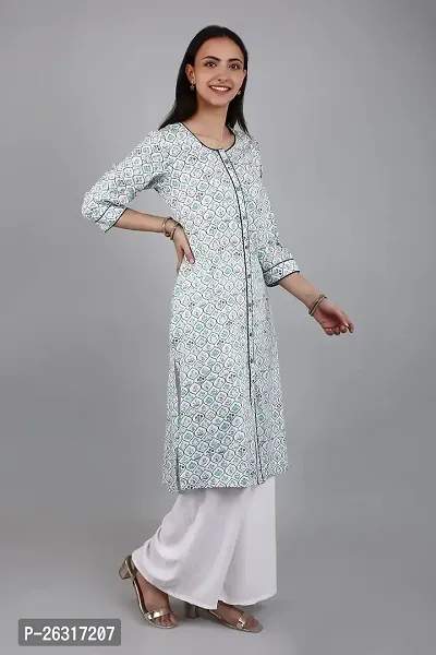 VAPPS Cotton A Line Printed Kurti for Women  Girls-thumb4