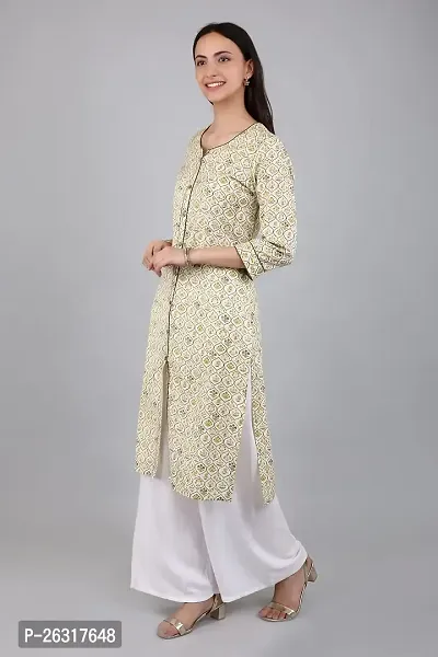 VAPPS Cotton A Line Printed Kurti for Women  Girls-thumb5