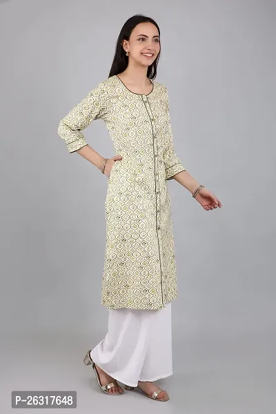 VAPPS Cotton A Line Printed Kurti for Women  Girls-thumb4