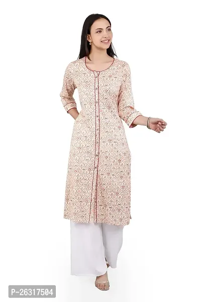 VAPPS Cotton A Line Printed Kurti for Women  Girls