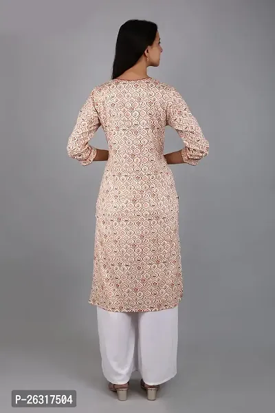 VAPPS Cotton A Line Printed Kurti for Women  Girls-thumb2