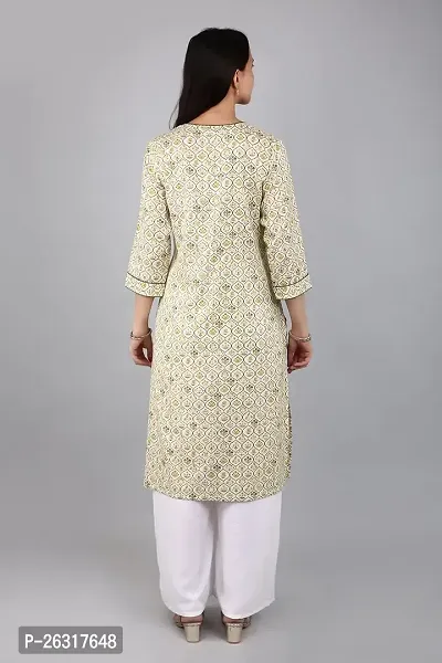 VAPPS Cotton A Line Printed Kurti for Women  Girls-thumb2