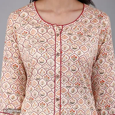 VAPPS Cotton A Line Printed Kurti for Women  Girls-thumb3