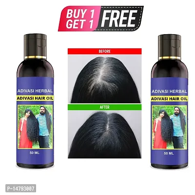 Adivasi Neelambari hair care oil Best hair growth oil Hair Oil (50 ml) Hair Oil  (50 ml) BUY 1 GET 1 FREE-thumb0